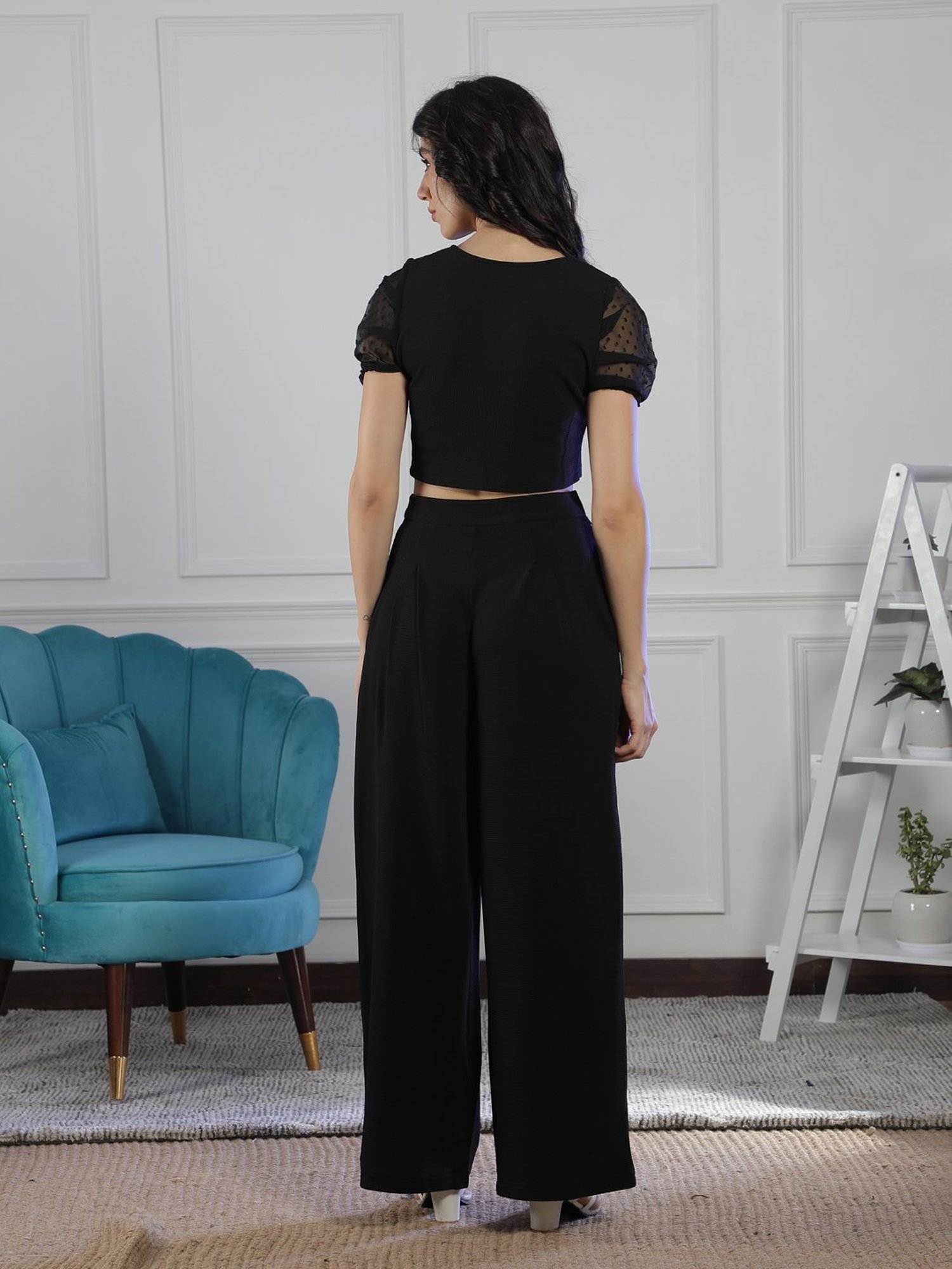 NEUDIS Black Maxi Co-Ord Set