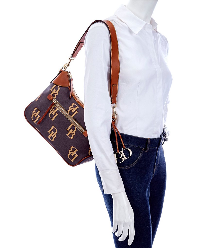 Dooney & Bourke Signature Monogrammed Collection Hobo Bag