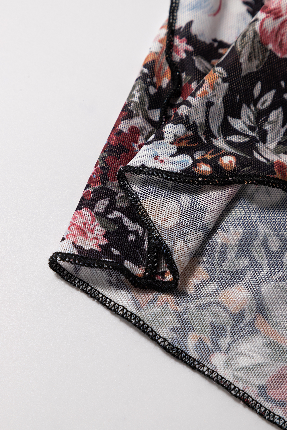 Brown Allover Floral Print Bohemian High Waist Maxi Skirt