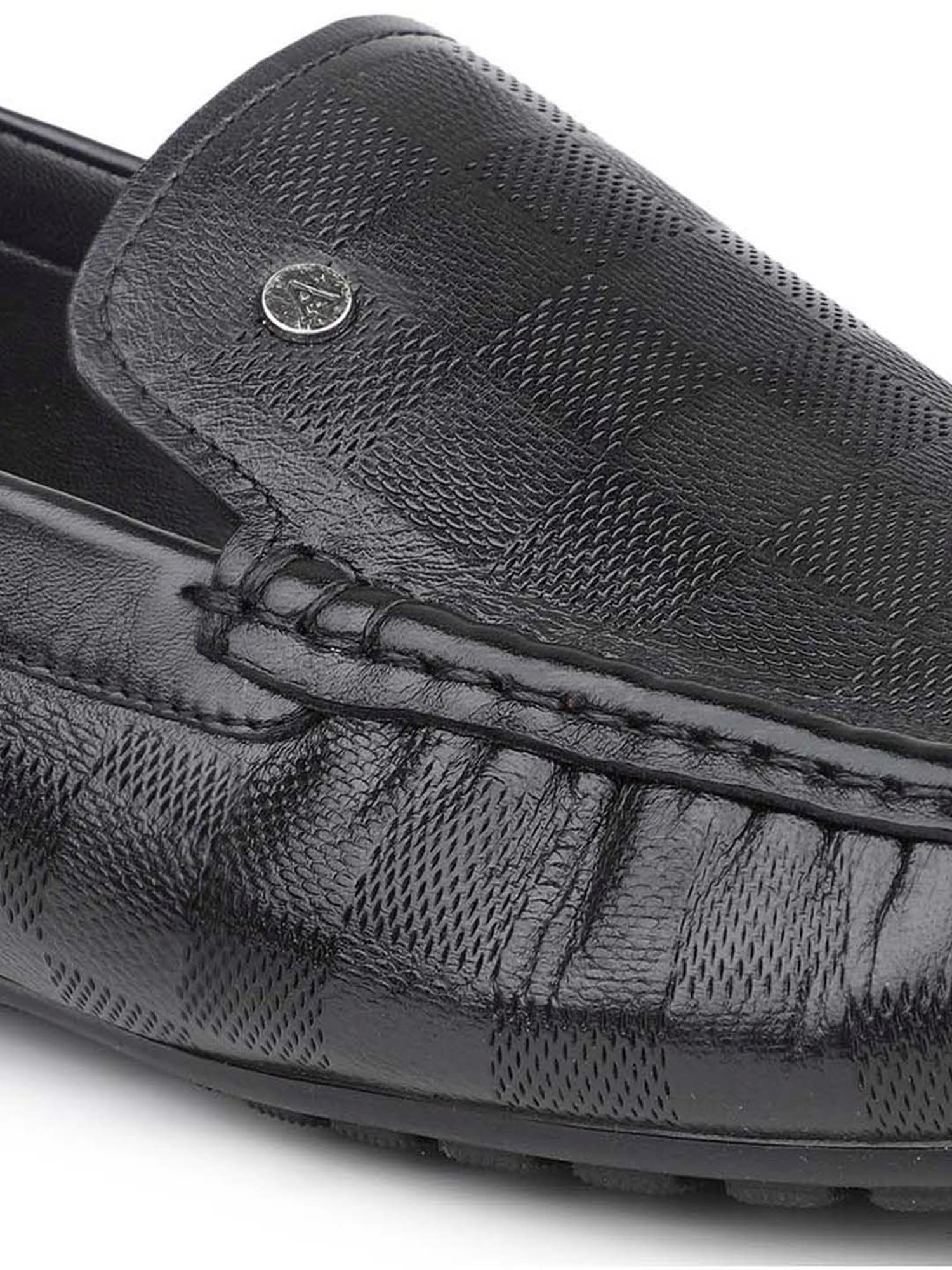 Atesber Men's Black Casual Loafers