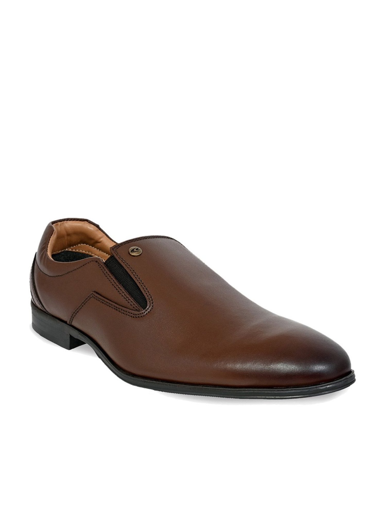 Allen cooper Men's Brown Formal Loafers