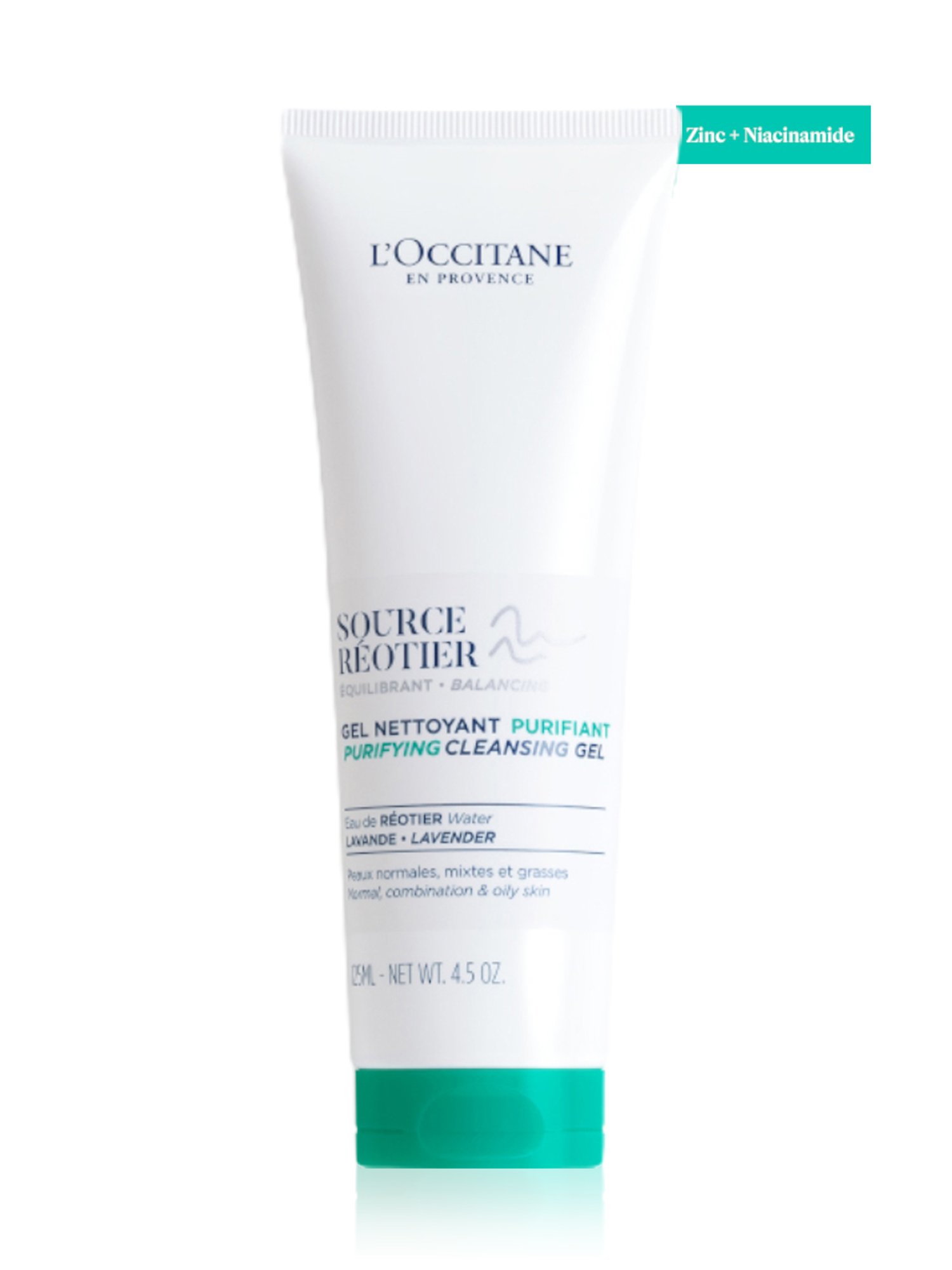 L'Occitane Aqua Reotier Purifying Cleansing Gel - 125 ml