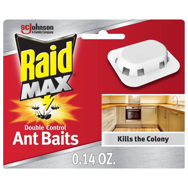 Raid Max Double Control Ant Baits - 4ct