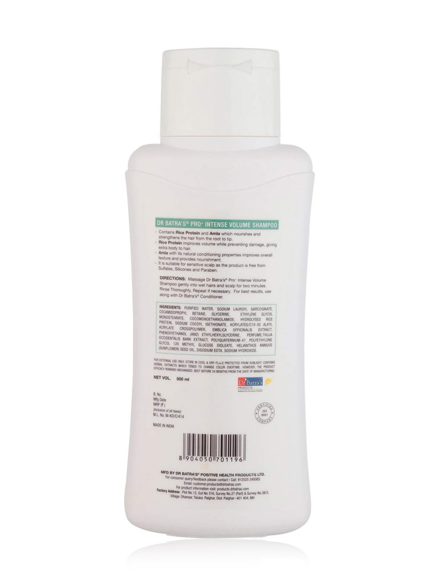 Dr. Batra's Hair Vitalizing Serum & Pro+ Intense Volume Shampoo