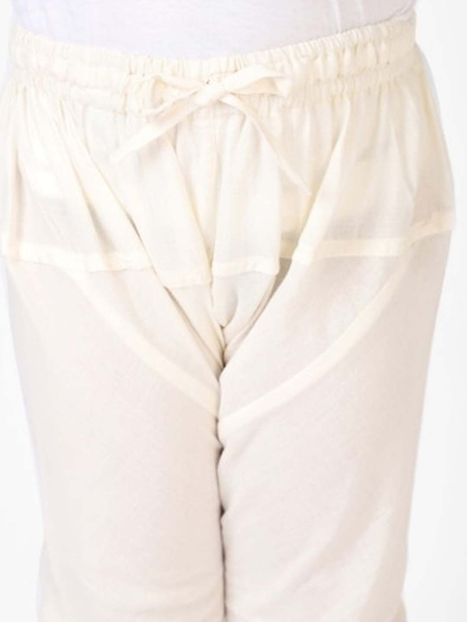 Juniors by Lifestyle Boys Beige Cotton Solid Woven Bottom