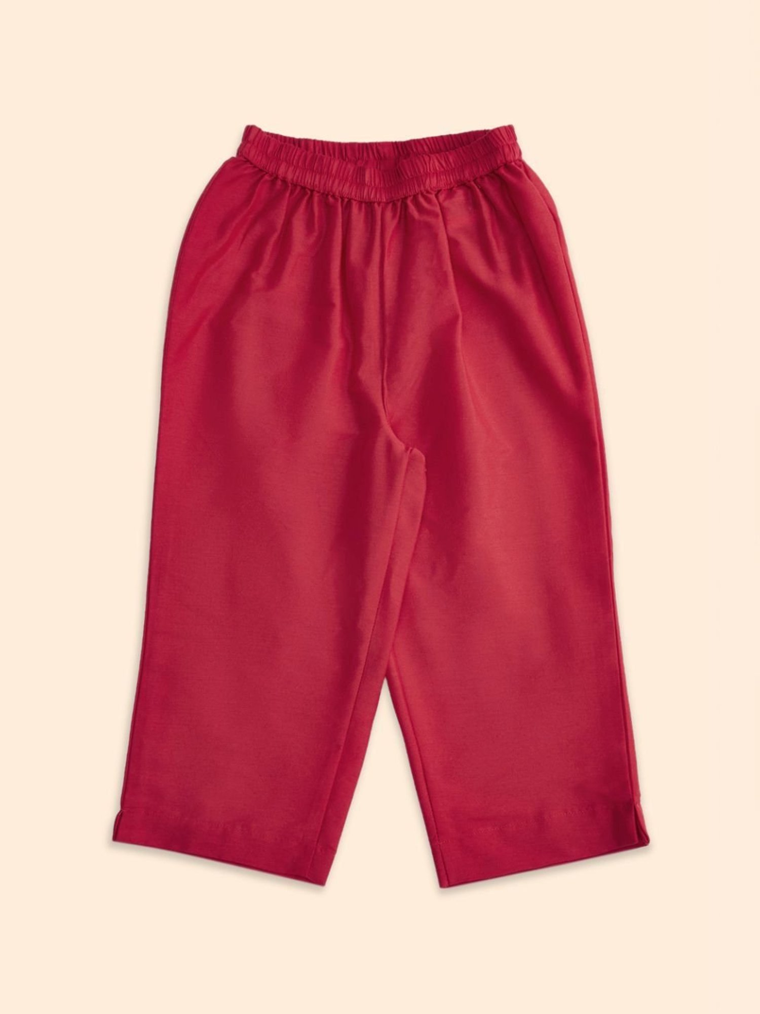 VASTRAMAY Kids Blue & White Cotton Over Dyed Kurta Set