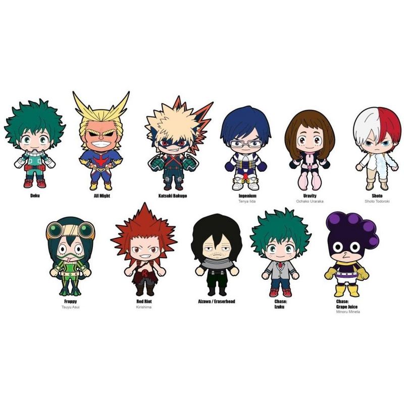 Monogram International Inc. My Hero Academia Blind Bag Foam Figure Keyring, One Random