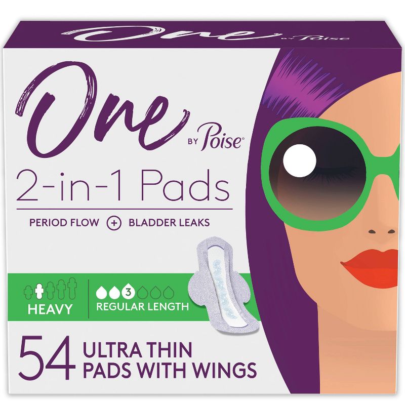 Poise Heavy Pads Ecomm Pack - 54ct