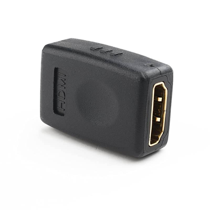 HDMI to HDMI Female to Female Adapter (HDMI Coupler) with 4K and HDR Support