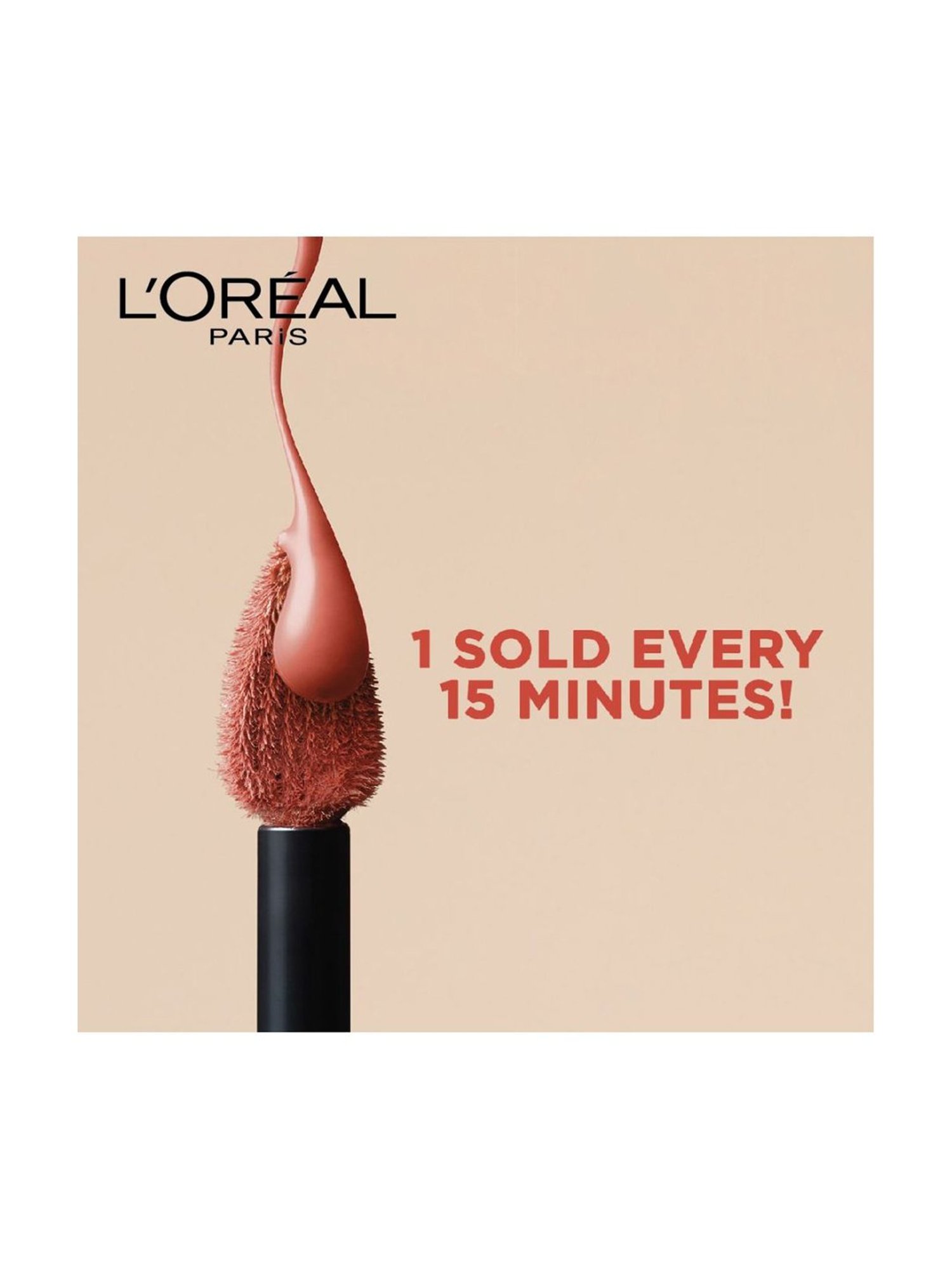 L'Oreal Paris Rouge Signature Matte Liquid Lipstick - 144 I Conquer,7ml