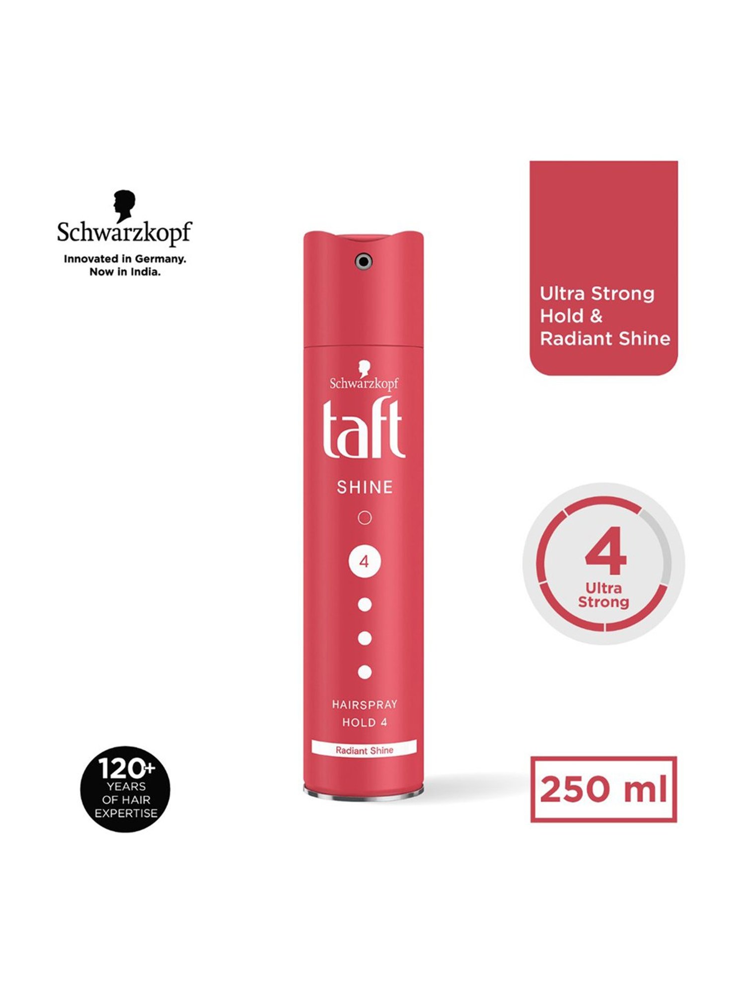 Schwarzkopf Taft Shine Hairspray Hold 4 - 250 ml