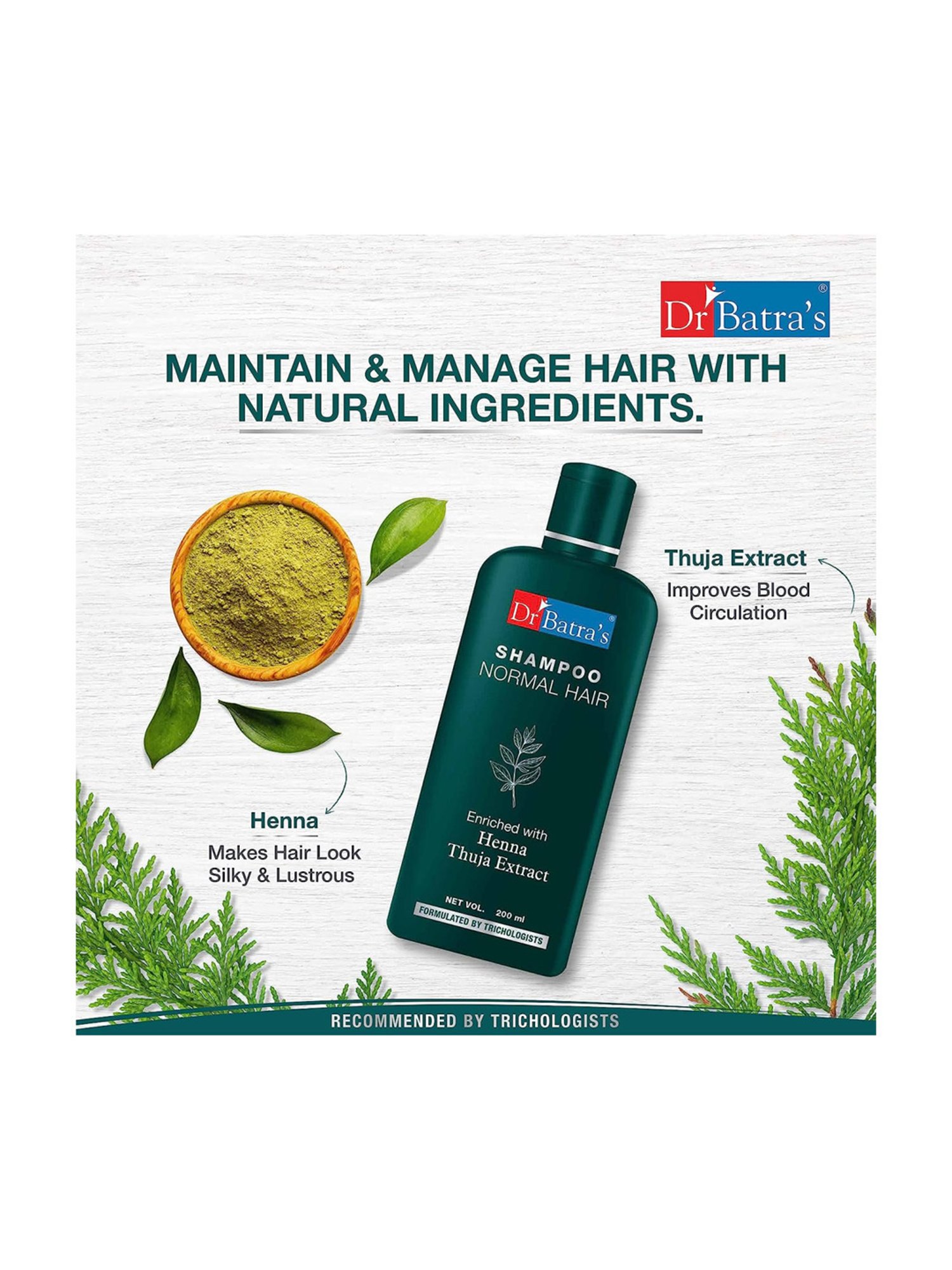 Dr. Batra's Normal Shampoo & Hair Vitalizing Serum