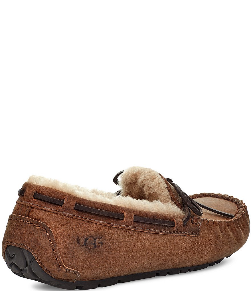 UGG&reg; Men's Scuff Logo Suede Slippers
