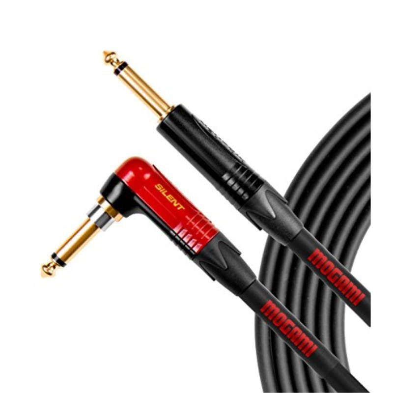 Mogami 12' Gold 1/4" Right-Straight Overdrive Electric Guitar Instrument Cable