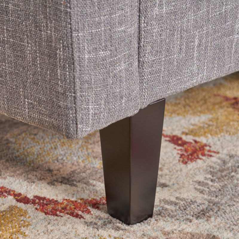 3pc Keswick Sectional Sofa Brown - Abbyson Living