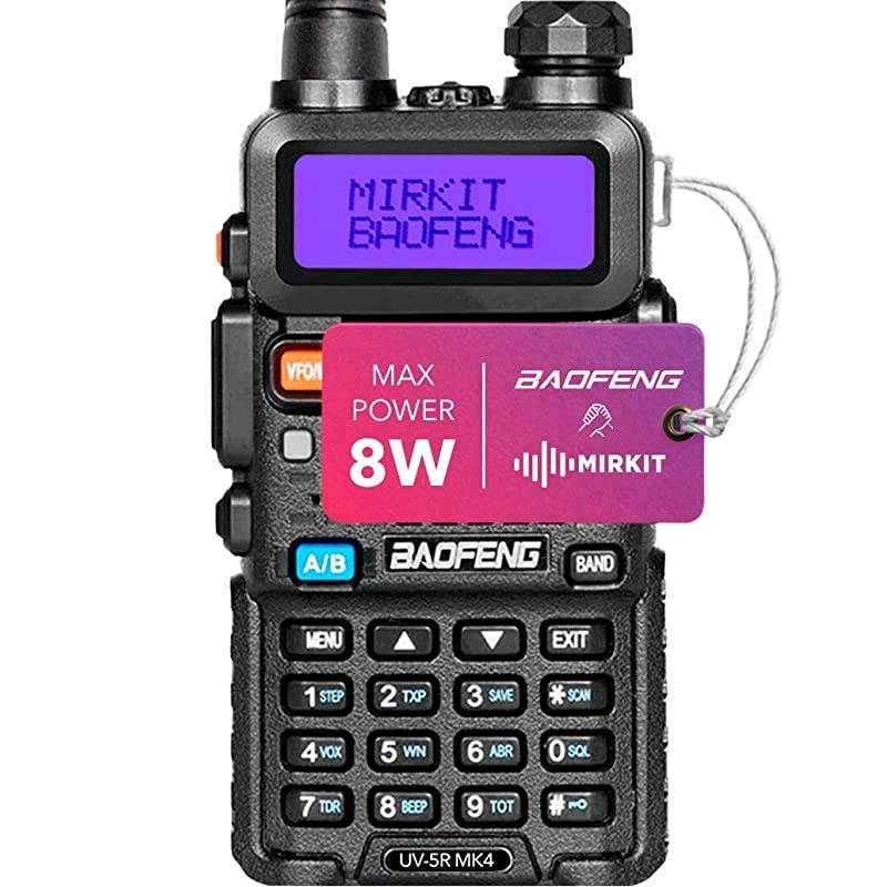 Radio Baofeng UV5R MK4 8W MP Max Power 2020 1800 mAh LiIon Battery Pack BaofengRadio corp