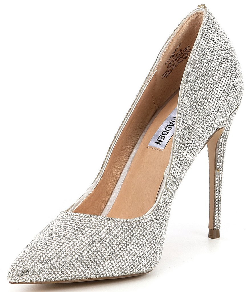 Pelle Moda Berlin Glitter Ankle Strap Pumps