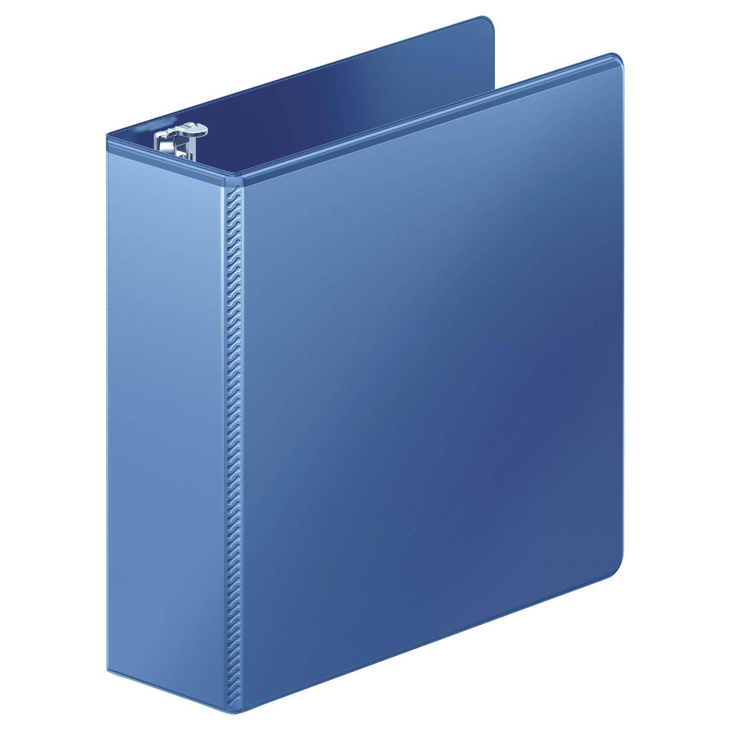 Wilson Jones Heavy-Duty D-Ring View Binder w/Extra-Durable Hinge 3" Cap PC Blue