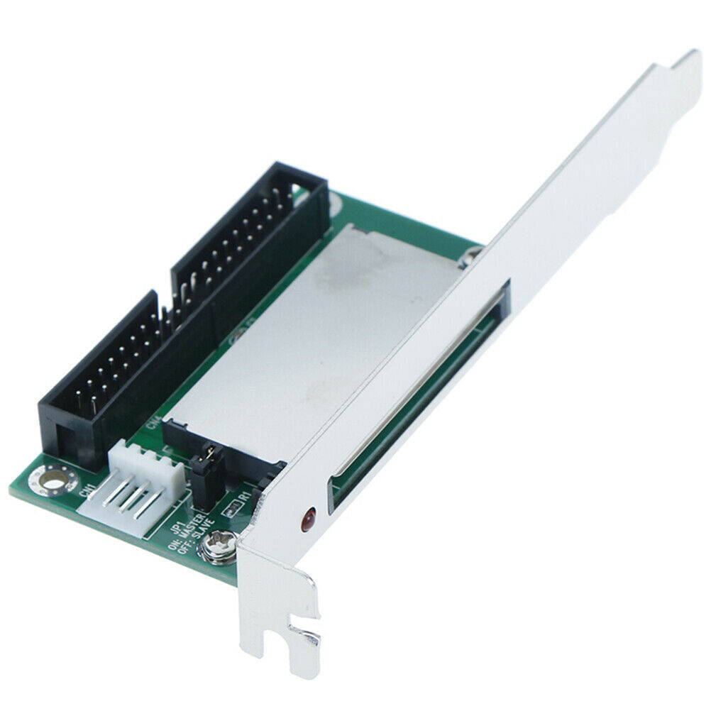 40Pin ATA IDE to Compact Flash CF Adapter Converter with PCI Bracket Back Panel