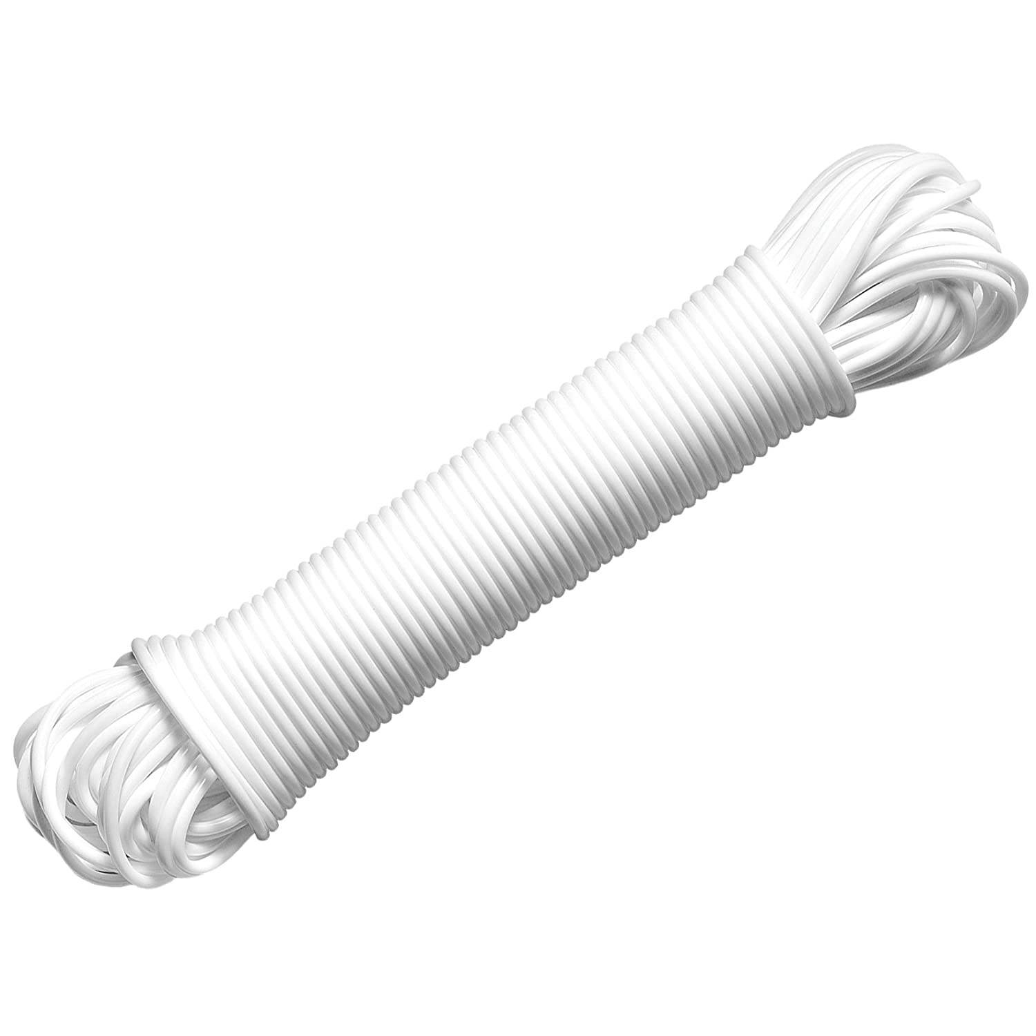 Whitmor Plastic Clothesline 100 Foot White