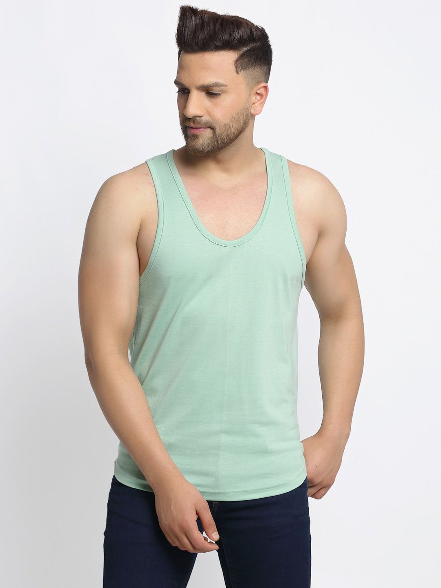 Bodycare Anthra Melange Regular Fit Thermal Top