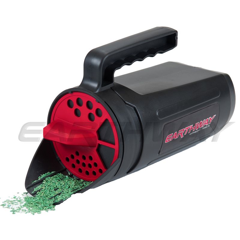 Earthway Handheld Portable Plastic Earthshaker & Professional 36-Inch Handle Snow Shovel with Wide Blade