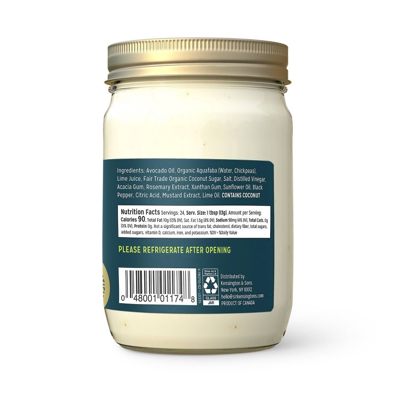 Sir Kensington's Avocado Oil Vegan Mayonnaise - 12fl oz