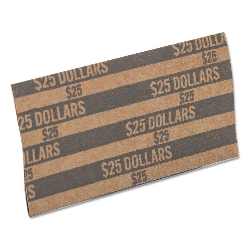 Coin-Tainer Flat Coin Wrappers Dollar Coin $25 Pop-Open Wrappers 1000/Box 30100