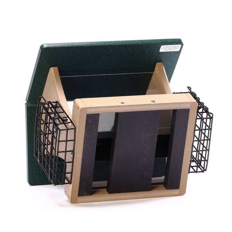 Birds Choice Cage Feeder with Base and Roof Top Bird Feeder