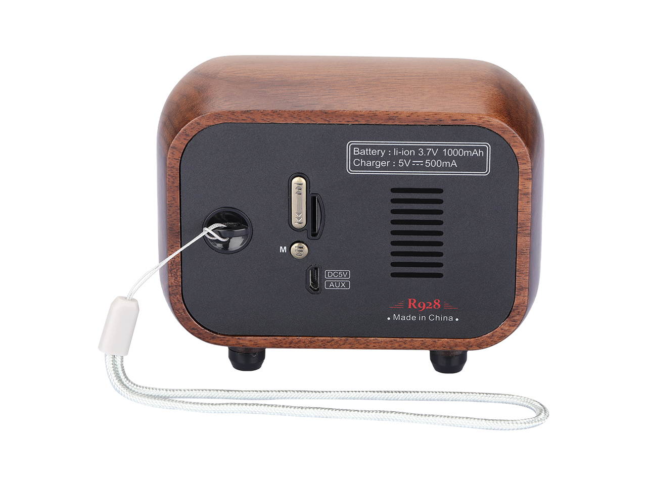Vintage Radio Retro Bluetooth Speaker- Greadio Walnut Wooden FM Radio with Old Fashioned Classic Style, Strong Bass Enhancement, Loud Volume, Bluetooth 4.2 Wireless Connection, TF Card & MP3 Player