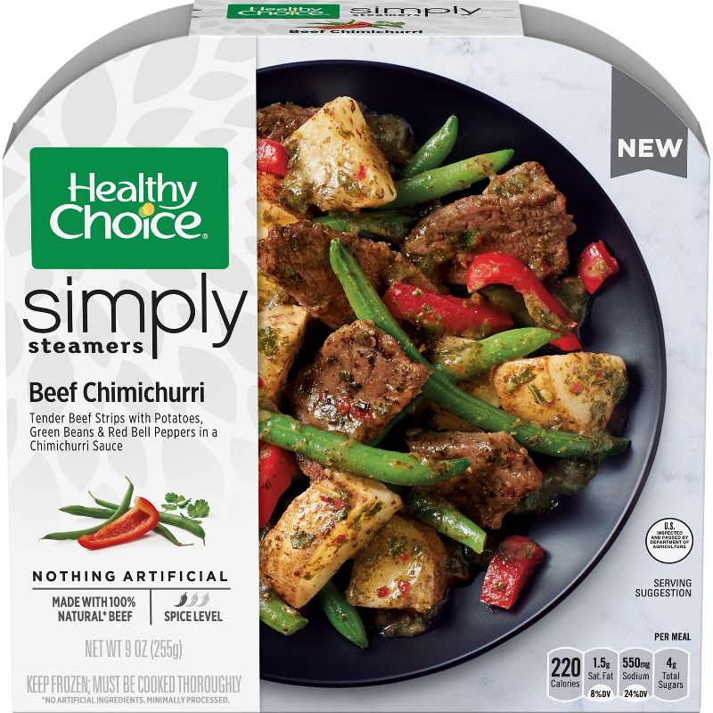 Healthy Choice Beef Chimichurri Frozen Simply Steamers - 9oz
