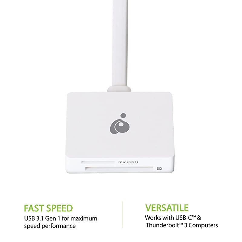 Compact USBC 2in1 SD MicroSD Card ReaderWriter GFR3C11