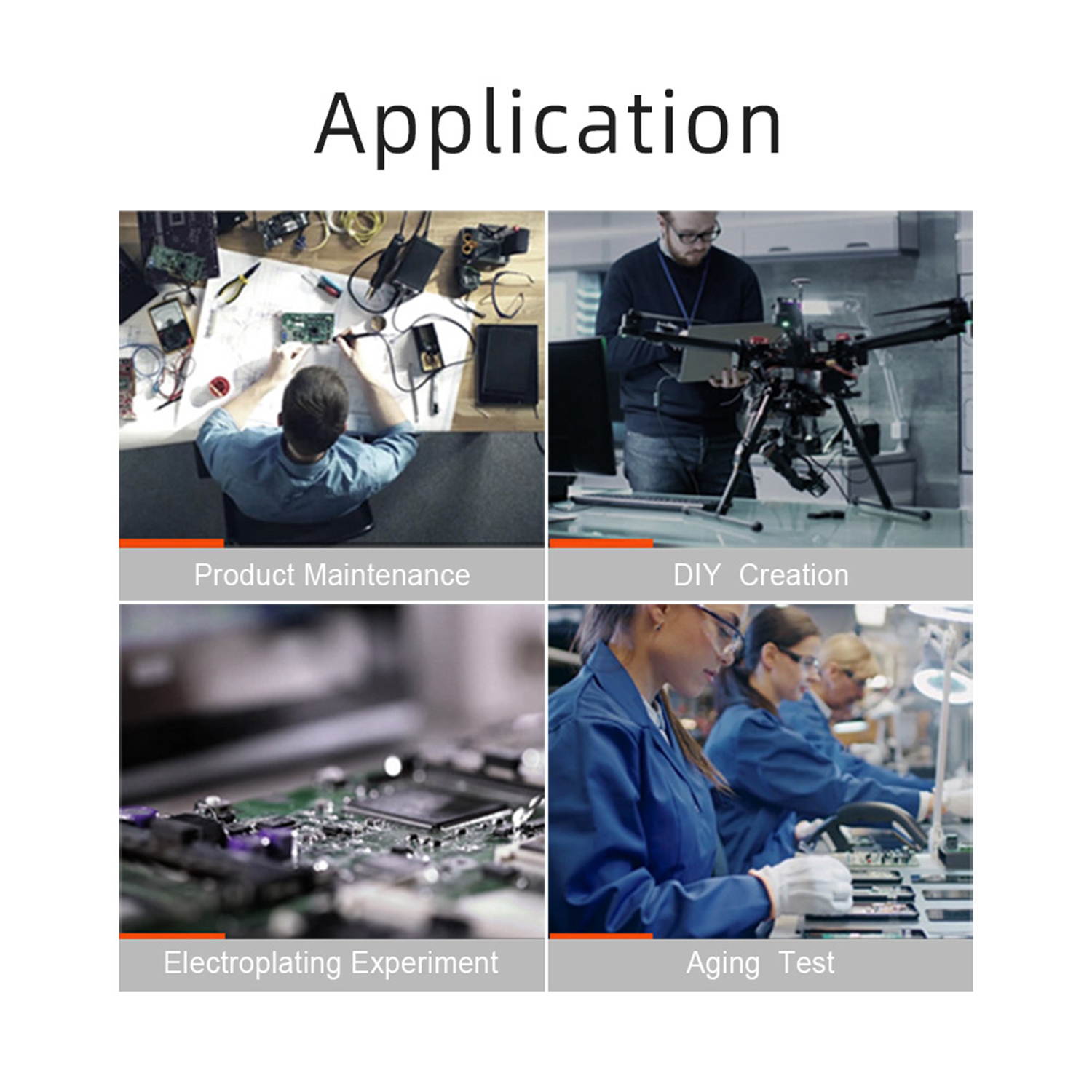 110V 0-30V 0-10A DC Power Supply Voltage-stabilized Source Regulated Power Supply Stabilized Voltage Supply CV & CC Dual Output Modes 3-digit High Precision LED Display