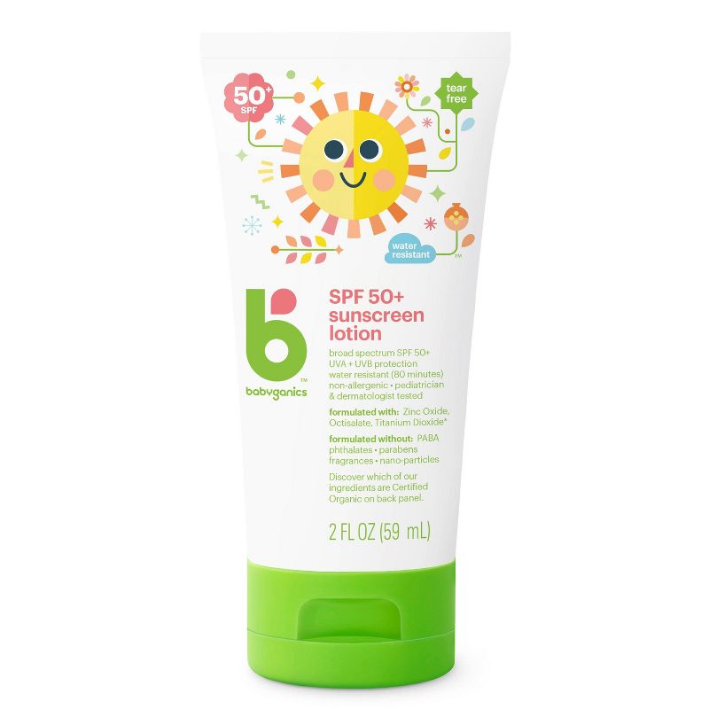 Babyganics Sunscreen Lotion - SPF 50 - 2 fl oz
