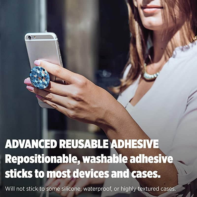 Collapsible Grip Stand for Phones and Tablets Really Mermaid