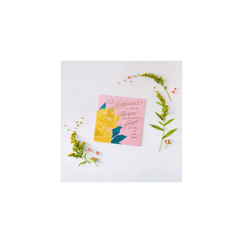 Funny Floral Engagement Greeting Card