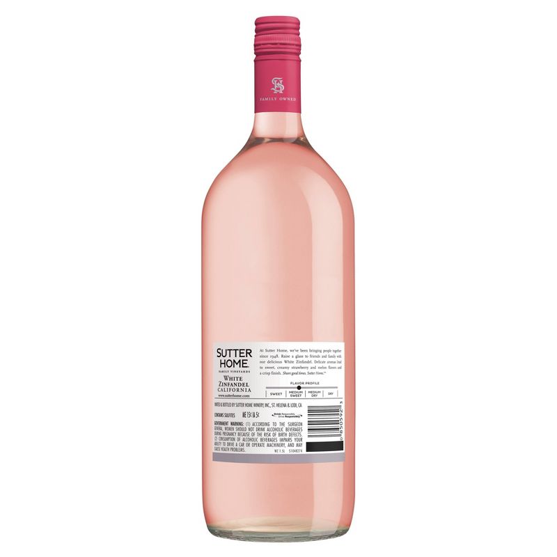 Sutter Home White Zinfandel Wine - 1.5L Bottle