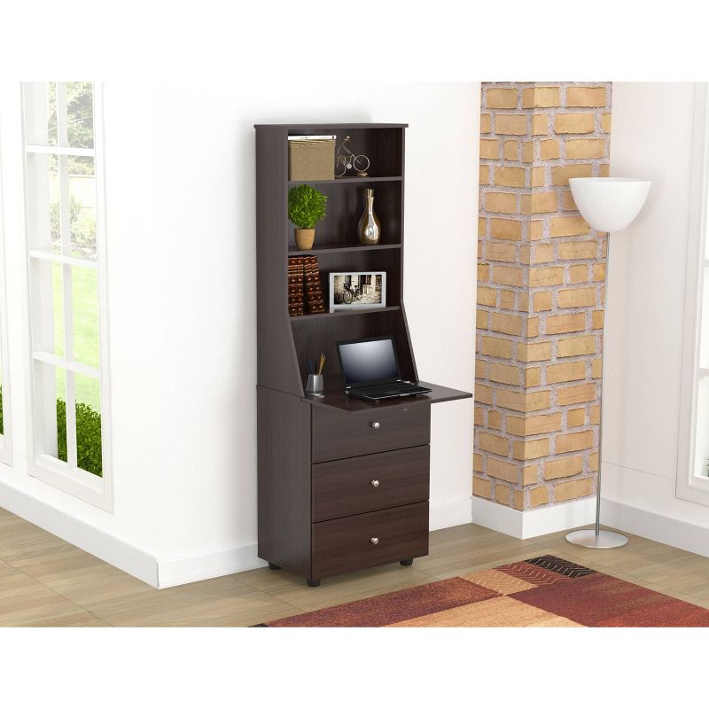 Computer/Credenza Work Center Espresso - Inval