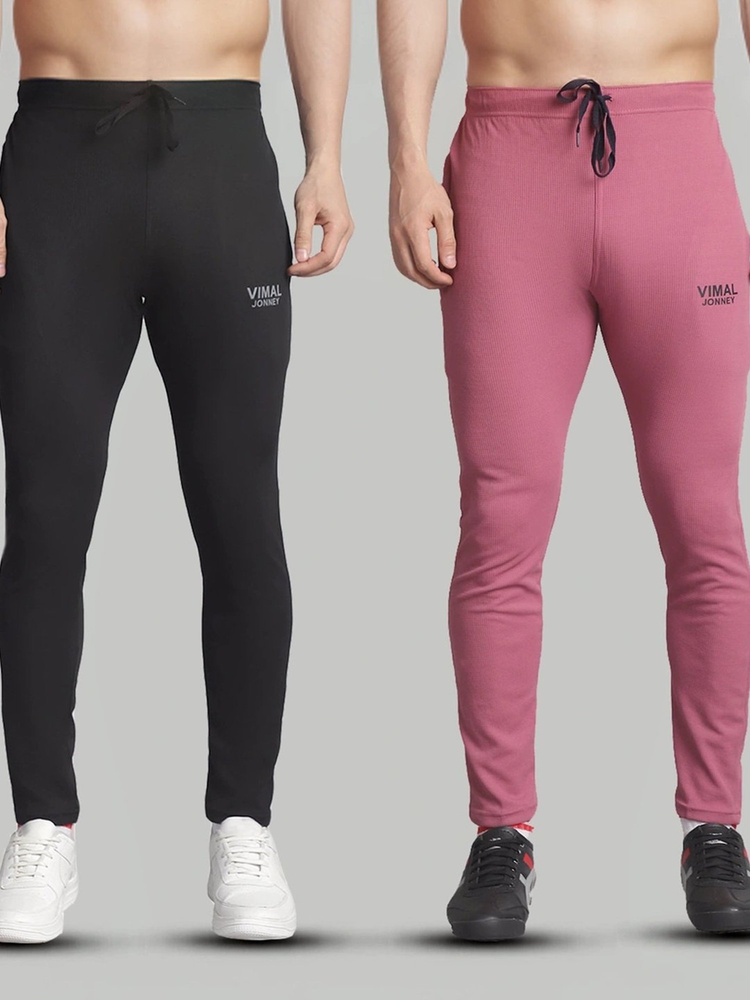 Parx Black Jogger Fit Joggers