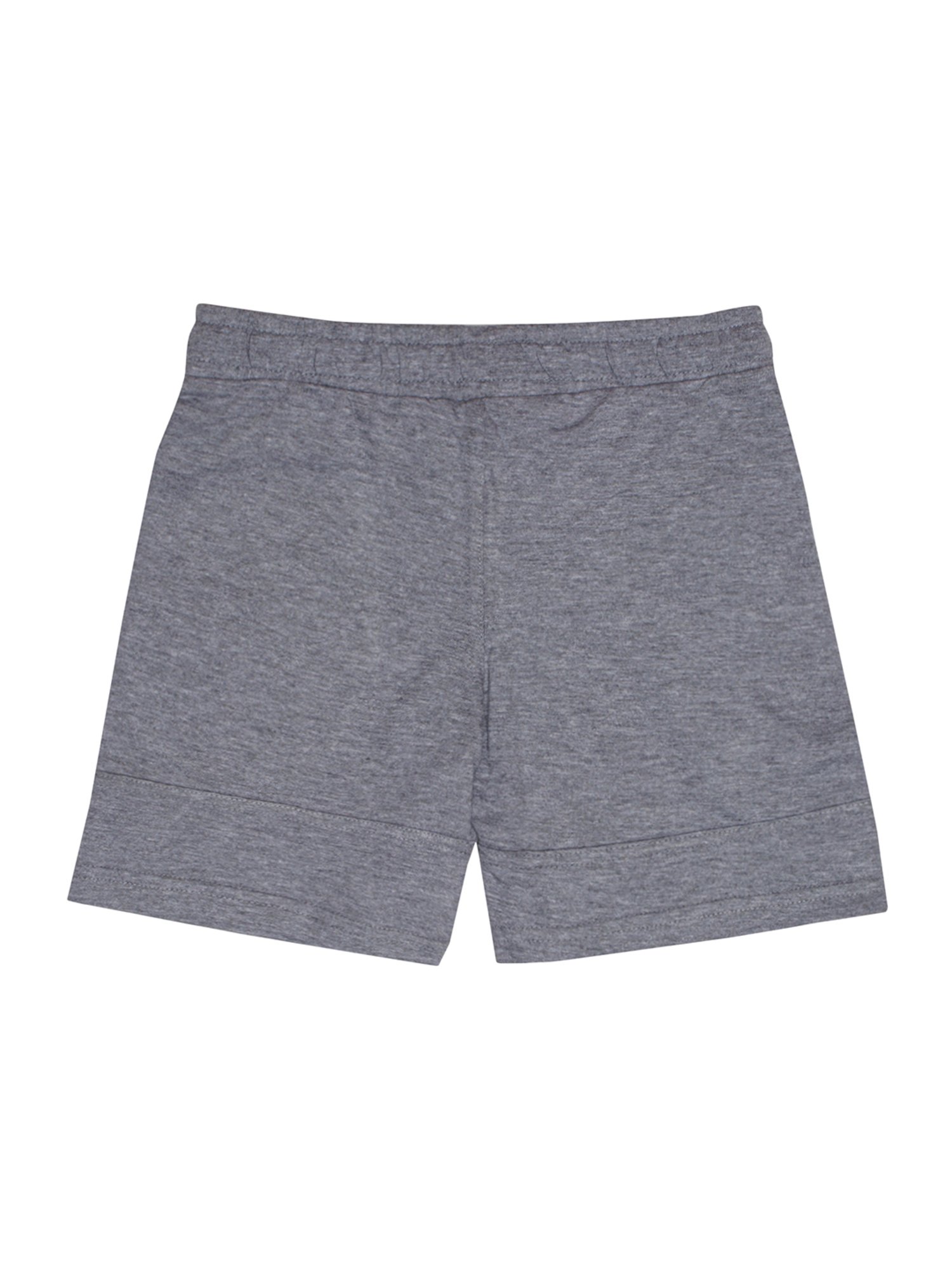Bodycare Kids Grey Melange Textured Shorts