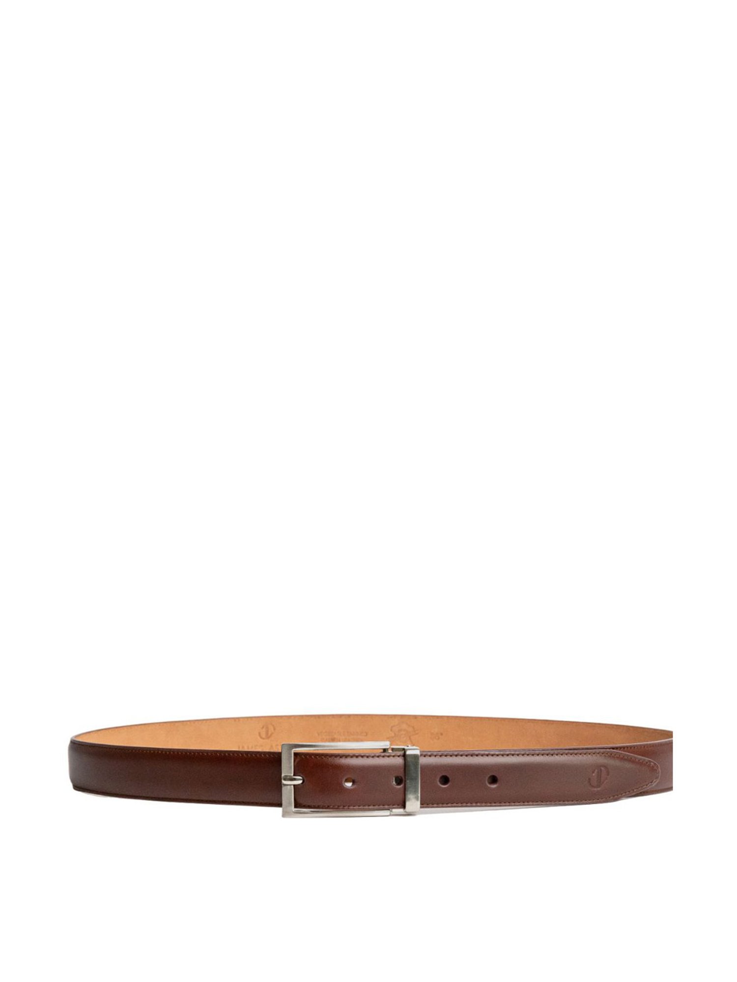 James Aston Fernando Imperial Australian Nut Leather Solid Waist Belt