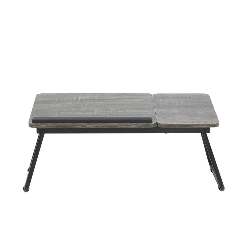Core Laptop Tray Table Gray Oak/Black - Jamesdar