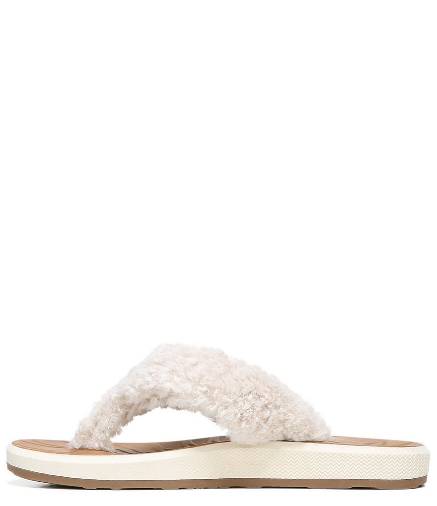 Zodiac Sunny Faux-Shearling Flip Flops