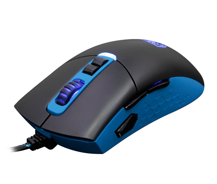 SADES GUNBLADE Gaming Mouse Wired 4-Level DPI 3000DPI 8 Buttons Opto-electronic