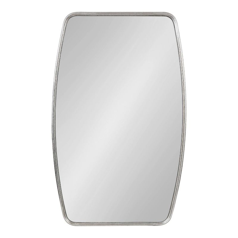 20" x 32" Caskill Irregular Wall Mirror Silver - Kate & Laurel All Things Decor
