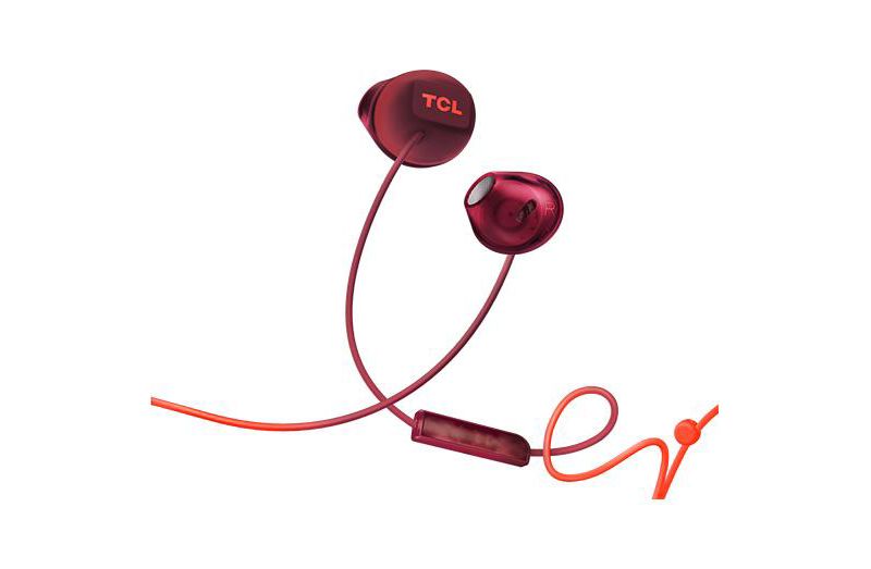 TCL Sunset Orange In-ear Headphones with Mic - SOCL200OR - Stereo - Mini-phone - Wired - 32 Ohm - 15 Hz - 22 kHz - Earbud - Binaural - In-ear