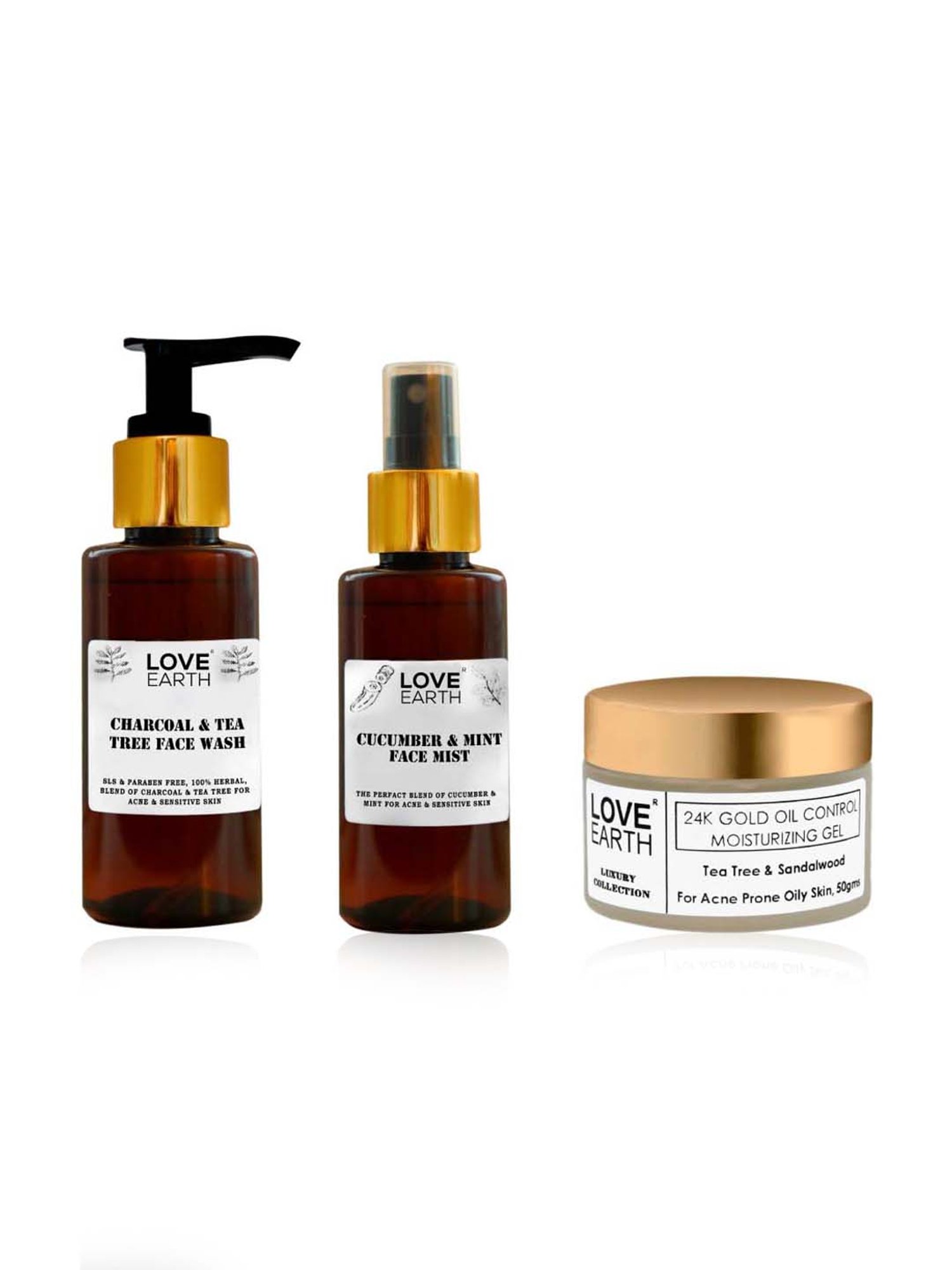 Love Earth Anti Acne Kit - Oily Acne - Prone Skin