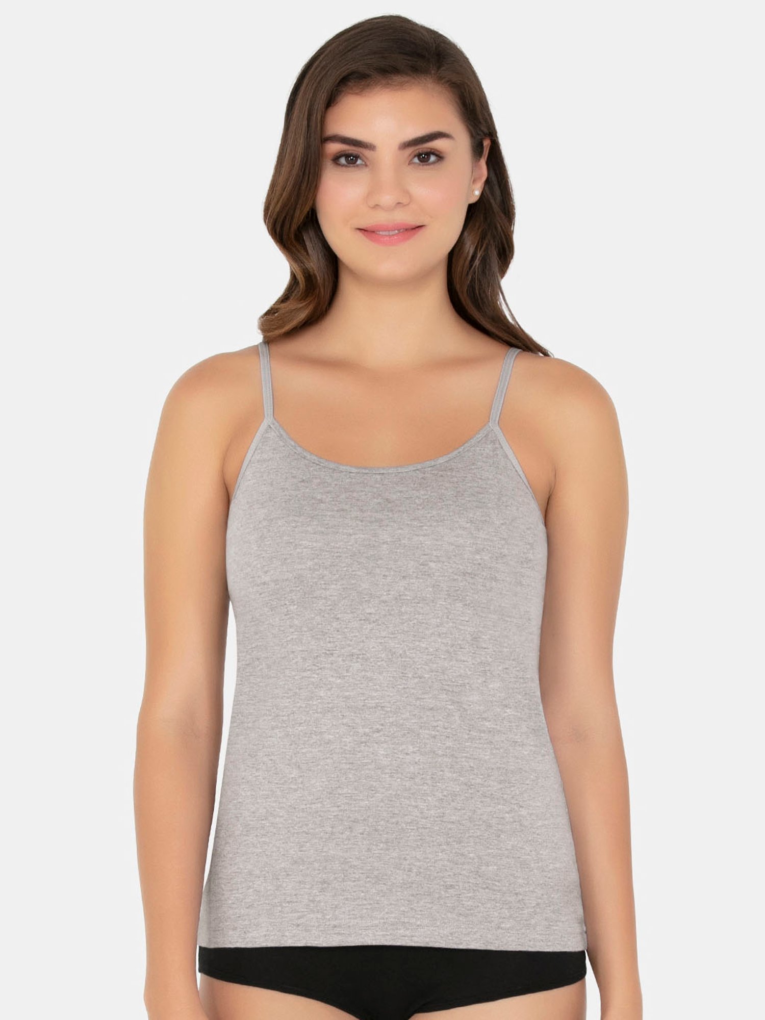 Amante Multicolor Cotton Camisole (Pack Of 2)