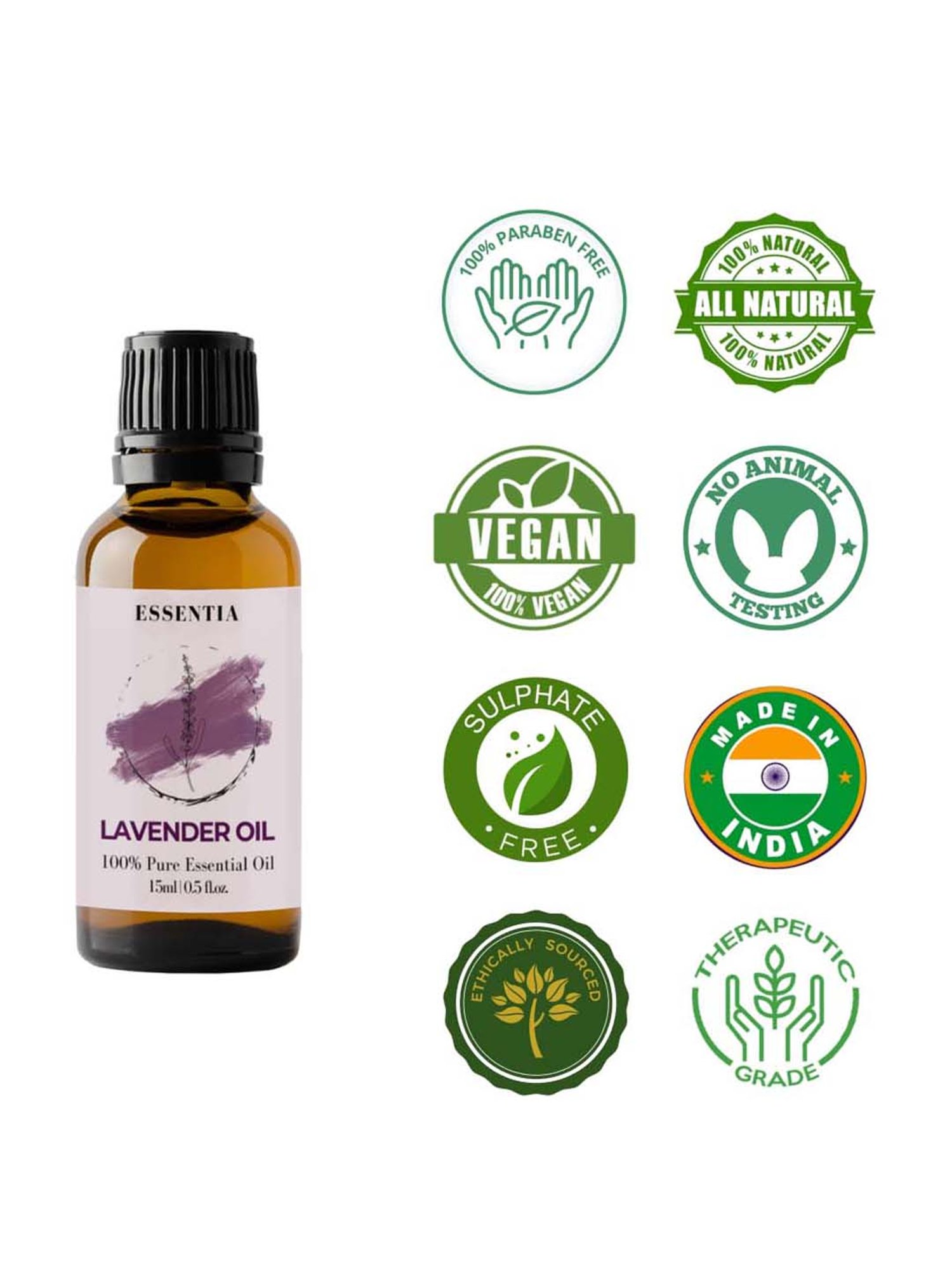 Essentia Extracts Lavender Essential Oil Pack of 2 - 30 ml