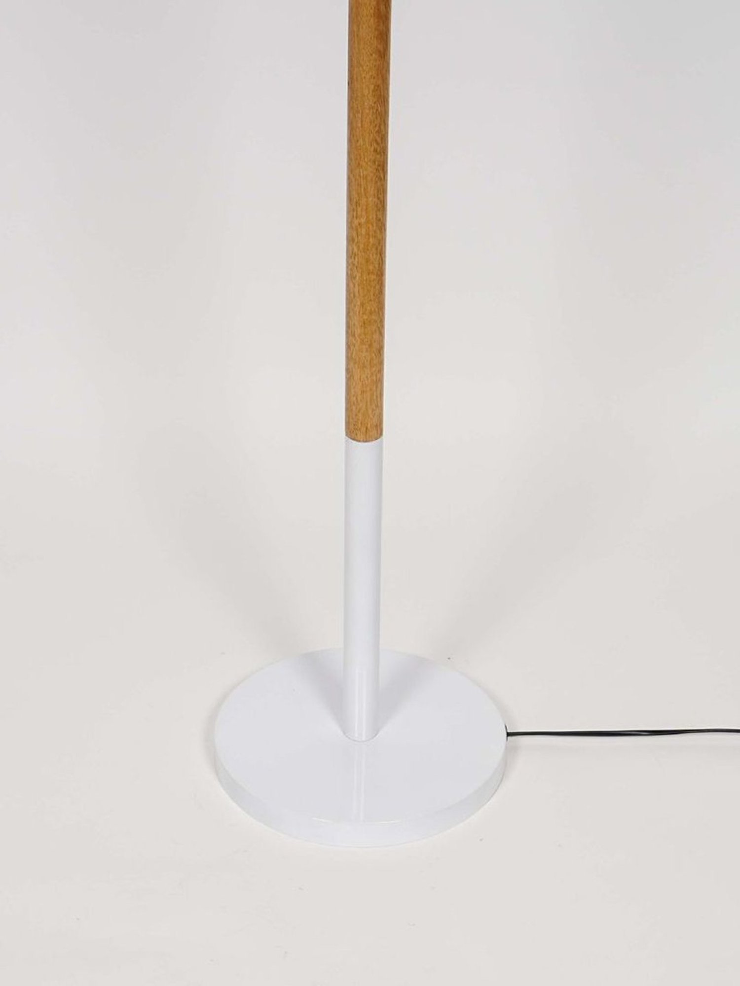 Kapoor Lamp Shades White Wood Unicor Fusion Cotton Shade Floor Lamp